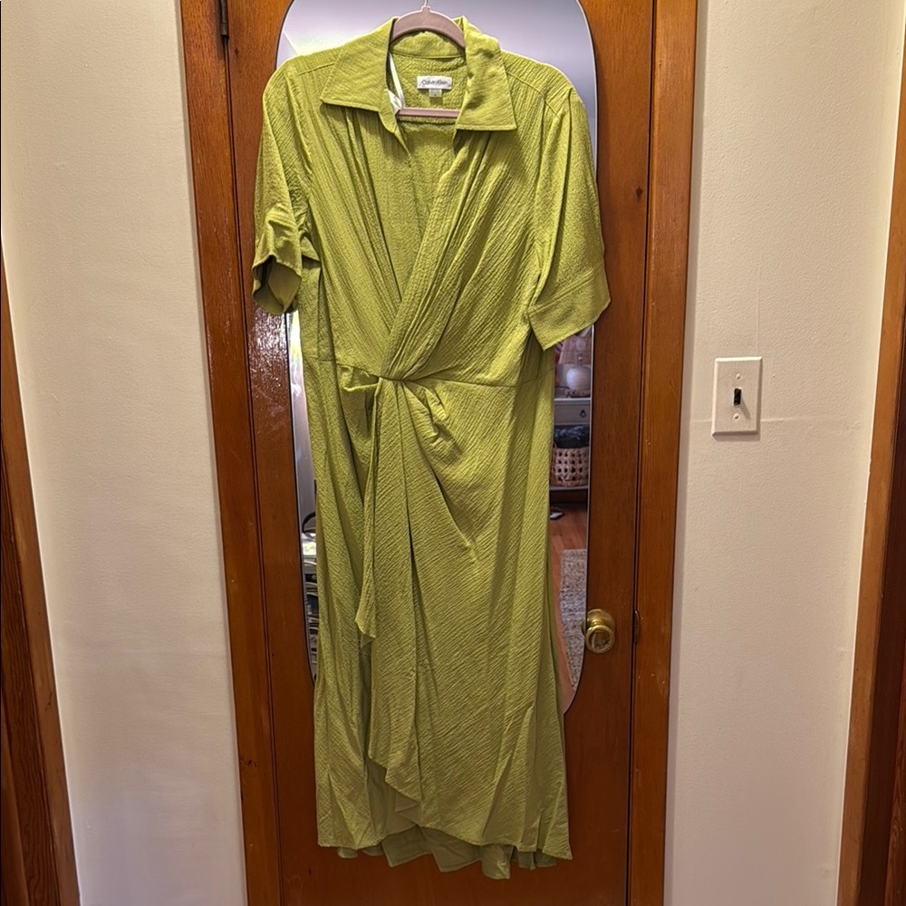 Green Wrap Dress